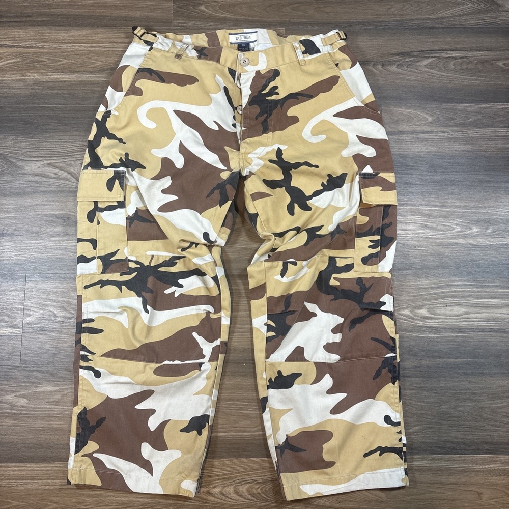 P.J. Mark Men's Desert Camouflage Cargo Pants Size XL